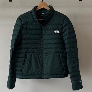 The North Face Woman’s Quilted lightweight Forest Green Puffer Jacket Size M